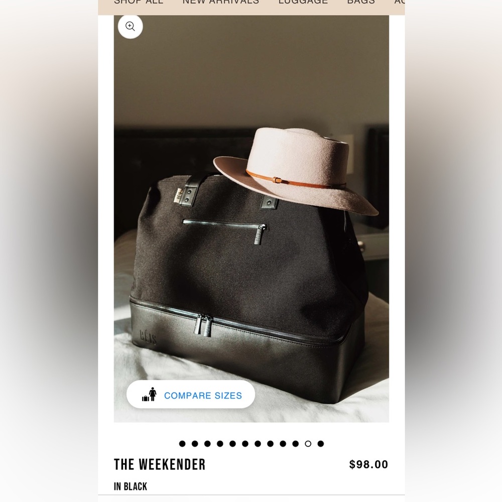 Beís Weekender Bag NWOT